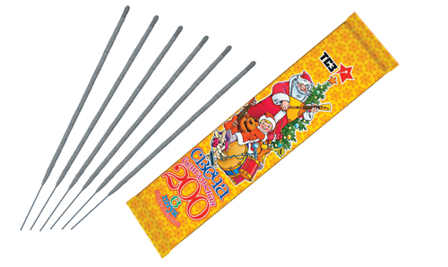  Бенгальские свечи 6 шт 200 мм в пакете  в Сызрани